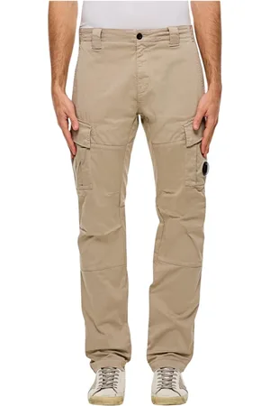 C.P. Company Byxor, Herr, S, Bomull, Bruna Cargo Byxor med Goggle Detalj