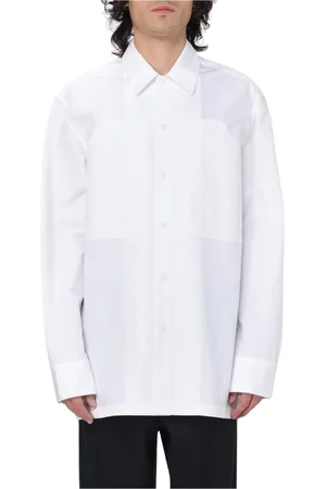 Jil Sander Skjorta, Herr, L, Vit Långärmad Skjorta