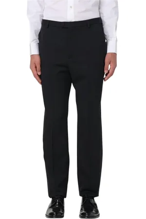 Saint Laurent Byxor, Herr, M, Svarta Straight-Leg Klänningbyxor