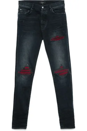 AMIRI Jeans, Herr, W30, Indigo Blå Ripped Jeans