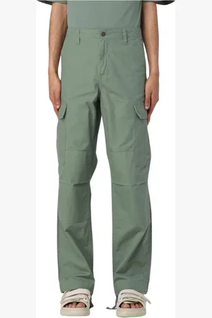 Carhartt Byxor, Herr, W31, Bomull, Grön Cargo Byxor MultiPocket
