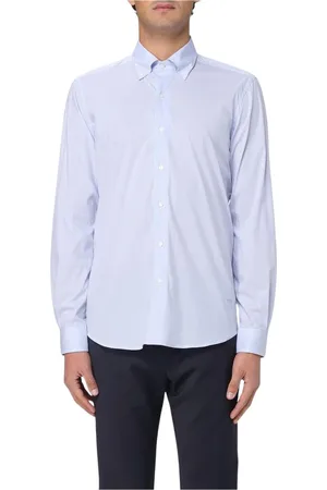 FAY Skjorta, Herr, 4Xl, Modern Blå Skjorta