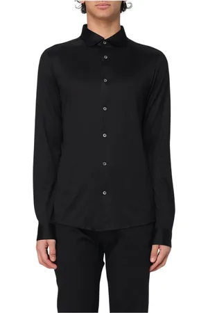 Emporio Armani Skjorta, Herr, S, Vit Stickad Skjorta för Män