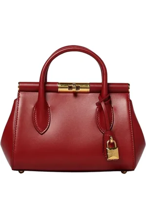 Dolce & Gabbana Väska, Dam, ONE Size, Läder, Rosa Lammskinn Läder Mini Väska