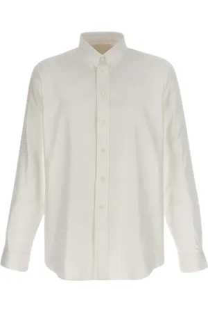 Givenchy Skjorta, Herr, 5Xl, Bomull, Elegant Gul Kräm Skjorta