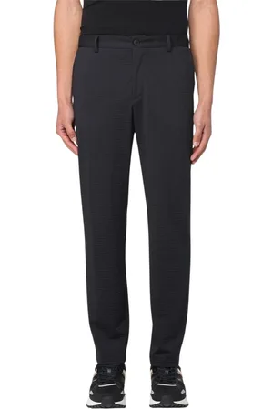 HUGO BOSS Byxor, Herr, L, Beige Stickade Byxor Snygg Design
