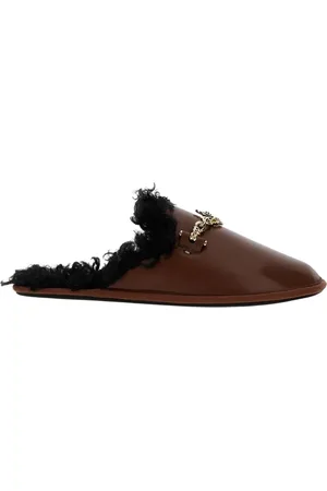 Stella McCartney Skor, Dam, 39 EU, Läder, Shearling Lädermulor