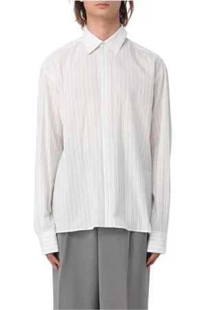 Lanvin Skjorta, Herr, M, Bomull, Randig Bomullsskjorta