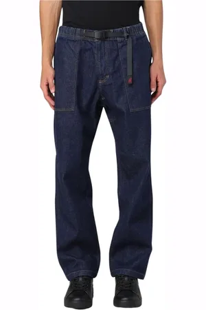 Gramicci Jeans, Herr, M, Denim, Blå Tapered Denim Jeans