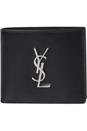 Saint Laurent Accessoarer, Herr, ONE Size, Läder, Klassiskt Läder BiFold Plånbok