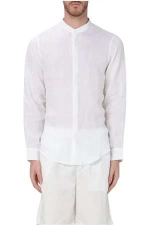 Armani Exchange Skjorta, Herr, L, Vit Skjorta Klassisk Stil