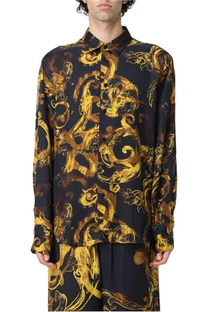 VERSACE Skjorta, Herr, 2Xl, Barocktryck Skjorta för Män