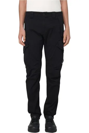 C.P. Company Byxor, Herr, L, Gröna Cargo Byxor MultiPocket Stilfull