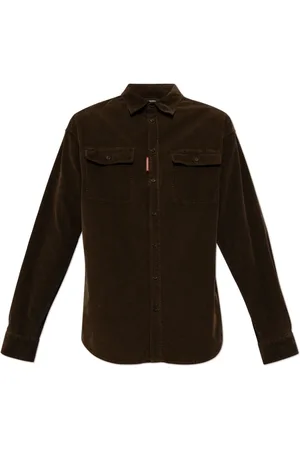Dsquared2 Skjorta, Herr, M, Bomull, Corduroy Shirt