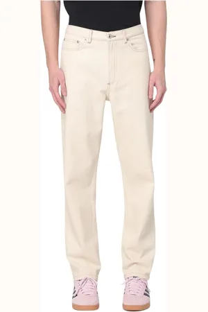A.P.C. Jeans, Herr, W31, Bomull, Vita Straight Leg Jeans