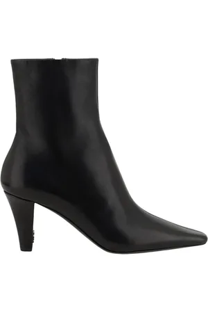 Saint Laurent Skor, Dam, 36 EU, Svarta Dragkedja Ankelboots Elegant Stil