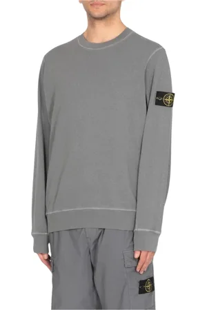 Stone Island Sweatshirts & Hoodies, Herr, S, Bomull, Rosa Sweatshirt med avslappnad passform