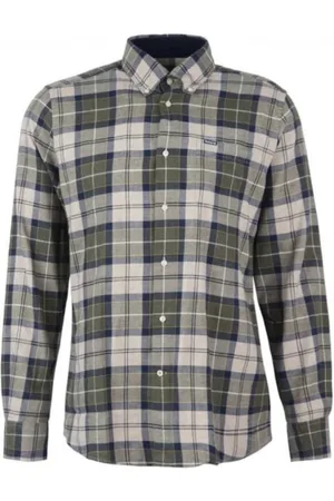 Barbour Skjorta, Herr, 2Xl, Bomull, Rutig Herrskjorta Fortrose