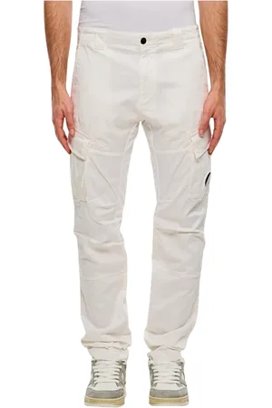 C.P. Company Byxor, Herr, L, Bomull, Bruna Cargo Byxor med Multi Fickor