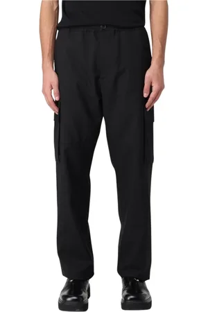 Marni Byxor, Herr, XL, Svarta Cargo Byxor med Fickor