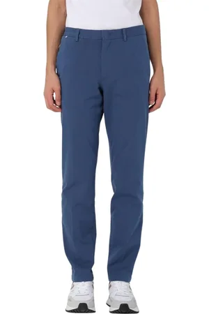 HUGO BOSS Byxor, Herr, 2Xl, Bomull, SlimFit Stretch Bomullsbyxor Blå