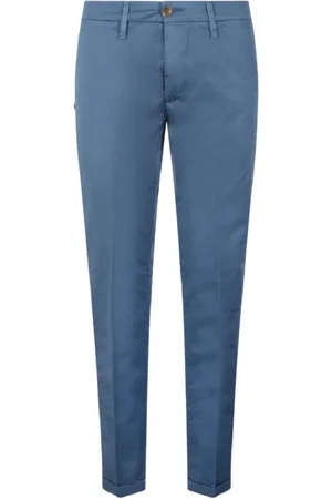 RE-HASH Byxor, Herr, W38, Bomull, Slim-fit Clear Chinos