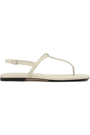 Kazar Skor, Dam, 36 EU, Läder, Platta flip flop sandaler