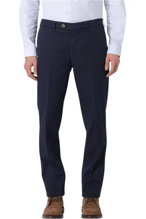 Brunello Cucinelli Byxor, Herr, XL, Bomull, Marinblå Bomulls Casual Byxor