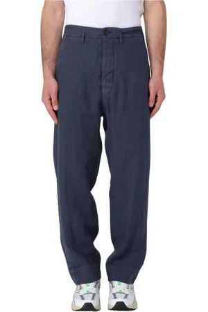 Vivienne Westwood Byxor, Herr, M, Linne, Blå Linne Casual Byxor
