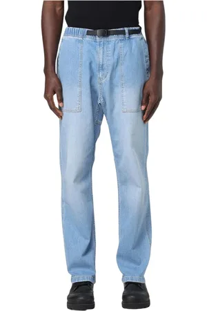 Gramicci Jeans, Herr, S, Denim, Blå Tapered Denim Jeans