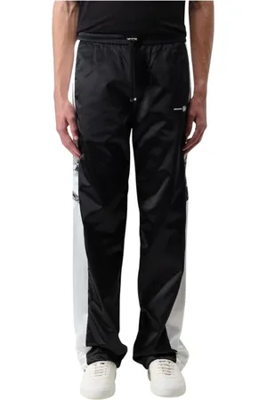 AMIRI Byxor, Herr, L, Nylon, Lyxig Svart Streetwear Track Byxor