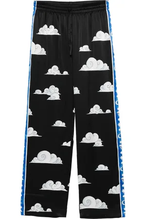Casablanca Byxor, Herr, L, Svarta Elastiska Shorts med Dragsko i Midjan