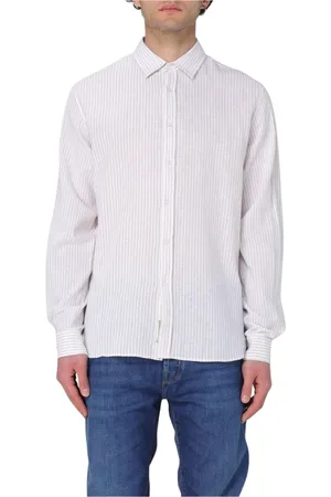 Woolrich Skjorta, Herr, M, Linne, Randig Skjorta