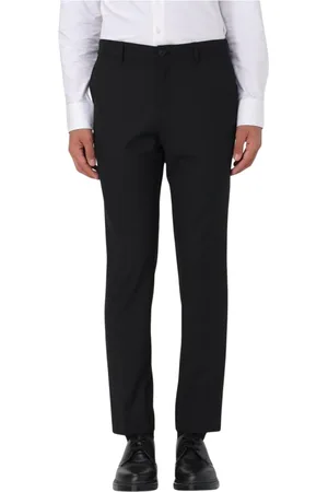 HUGO BOSS Byxor, Herr, 3Xl, Elegant Svarta Byxor