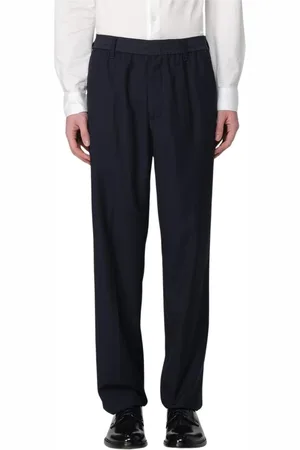 Armani Exchange Byxor, Herr, W30, Marinblå Slim-Fit Tapered Byxor