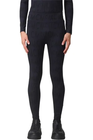 MCM Byxor, Herr, S, Stiliga Svarta Logo Leggings