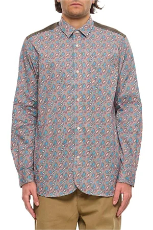 JUNYA WATANABE Skjorta, Herr, S, Bomull, Färgglad Paisley Bomullsskjorta