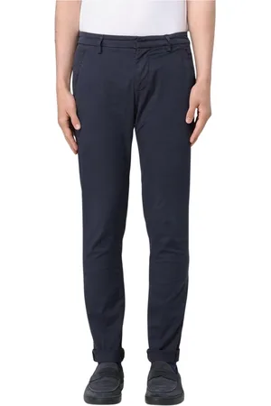 Dondup Byxor, Herr, W30, Bomull, Slim Fit Grå Chinos Byxor