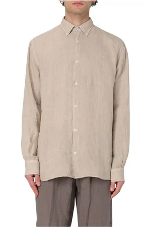 BROOKSFIELD Skjorta, Herr, 3Xl, Linne, Vit Linneskjorta