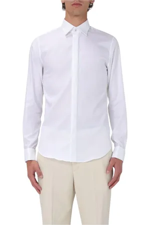 Michael Kors Skjorta, Herr, XL, Vit Button-Up Klänningsskjorta