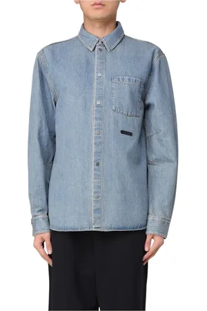 Helmut Lang Skjorta, Herr, M, Denim, Klassisk Denim Skjorta för Män