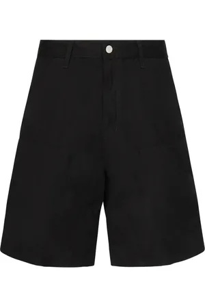 Carhartt Shorts, Herr, W33, Bomull, Svarta Bomull Poplin Shorts med Fickor