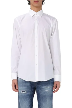 HUGO BOSS Skjorta, Herr, XL, Bomull, Lila Slim Fit Skjorta