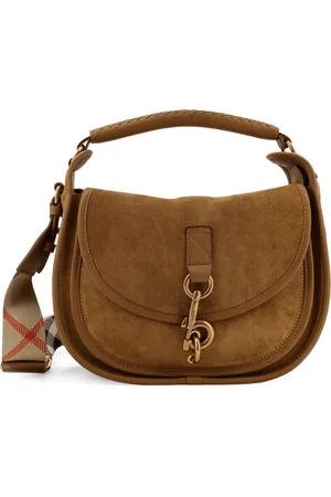 Burberry Väska, Dam, ONE Size, Läder, Läder Messenger Axelväska med Dragkedja