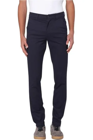 Calvin Klein Byxor, Herr, W30, Bomull, Modern Blå Chinos Byxor