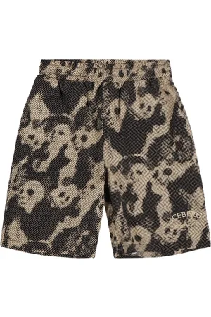Iceberg Shorts, Herr, S, Vida Bermuda Shorts i Rep med Tvättad Finish