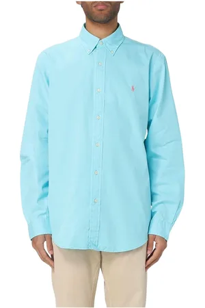 Ralph Lauren Skjorta, Herr, M, Bomull, Rosa Oxford Skjorta Långärmad