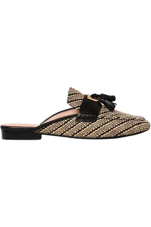 Coccinelle Skor, Dam, 36 EU, Läder, Svart Vävd Tassel Mules