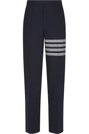 Thom Browne Byxor, Herr, L, Kashmir, Drop Crotch Backstrap Byxor