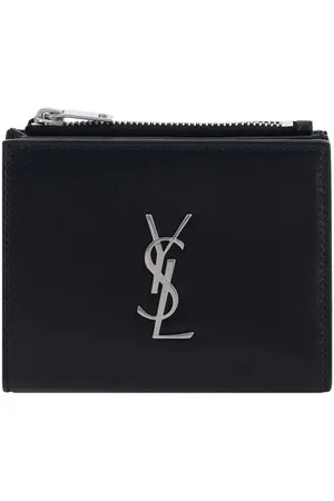 Saint Laurent Accessoarer, Herr, ONE Size, Läder, Läderkorthållare med myntfack